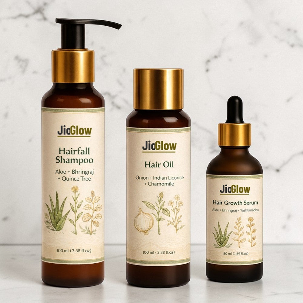 Hair Fall Control Kit, Shampoo(100 ml) +Oil (100 ml)+ Serum(50 ml) (3 Items in the set)